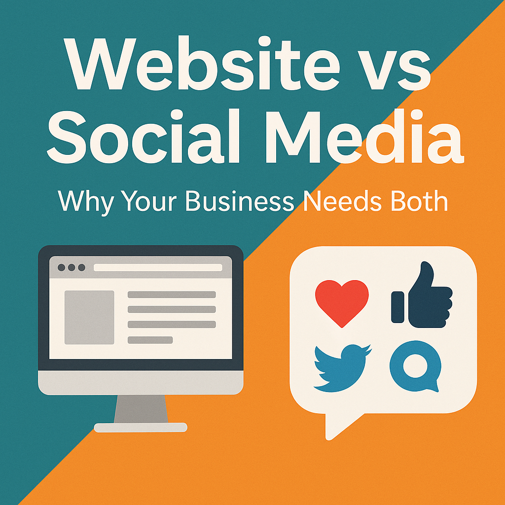 Website vs Social Media: Why Your Business Needs Both